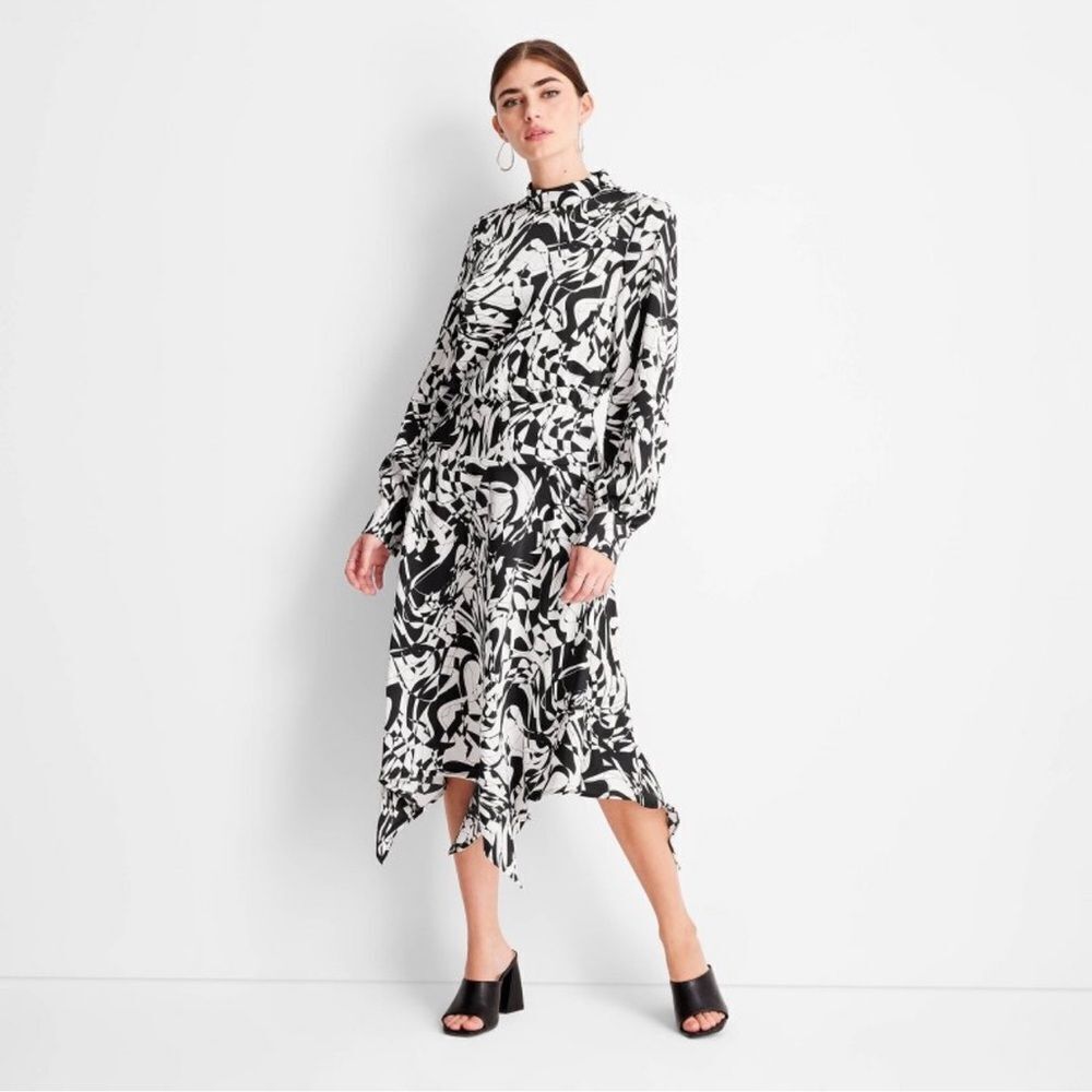 Asymmetrical A-Line Dress - Future Collective with Kahlana Barfield Brown